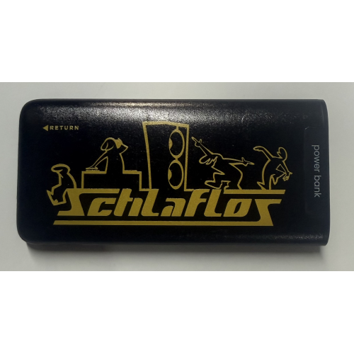 Power Bank Mit Schlaflos Logo