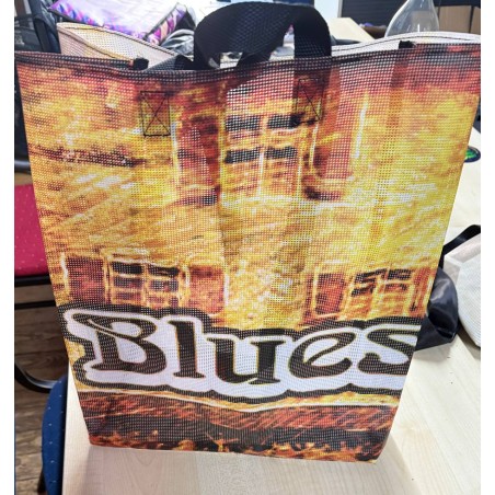 Upcycled Event-Bags Tragtaschen Blues Im Schloss